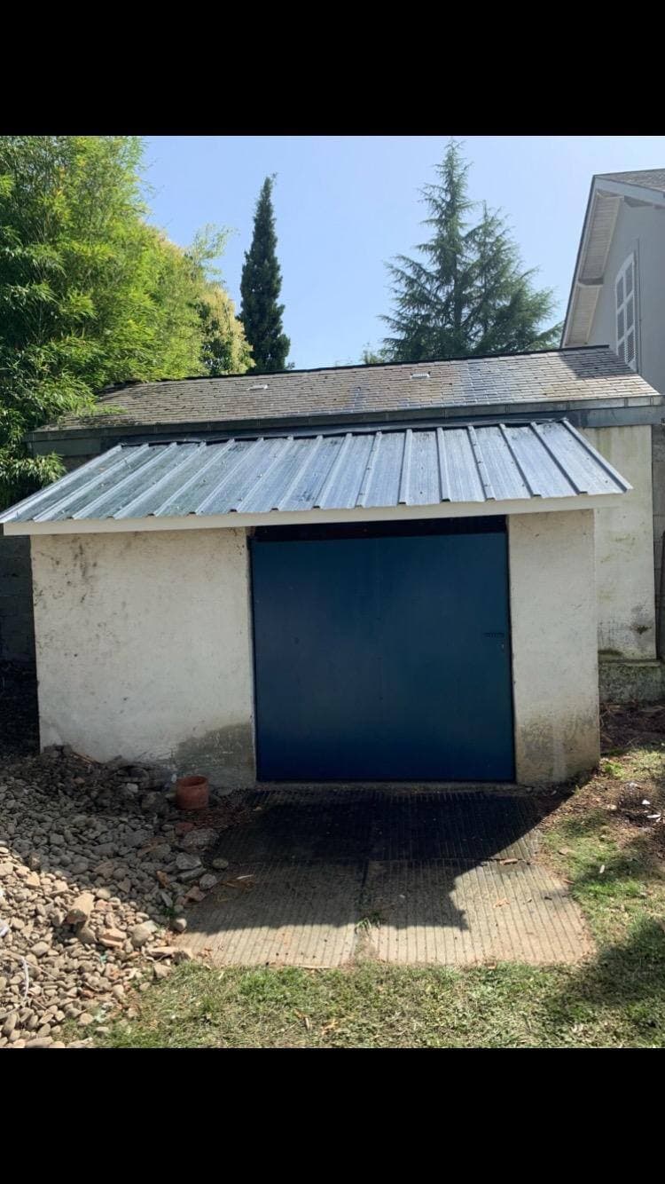 Couverture bac acier sur garage et dépendance